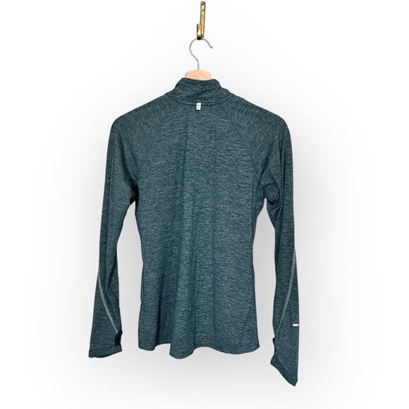 Nike Element DriFit Running Womens Small 3/4 zip up Pullover in Teal - Picture 2 of 12